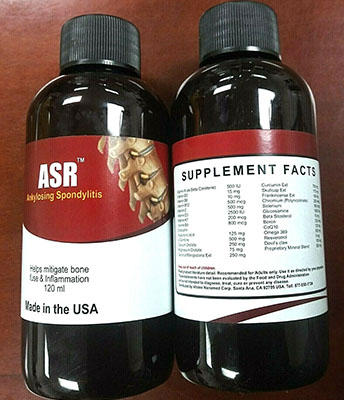 ASR- Ankylosing Spondylitis- Neck Rheumatoid Arthritis Drink (3 bottles 120 ml)